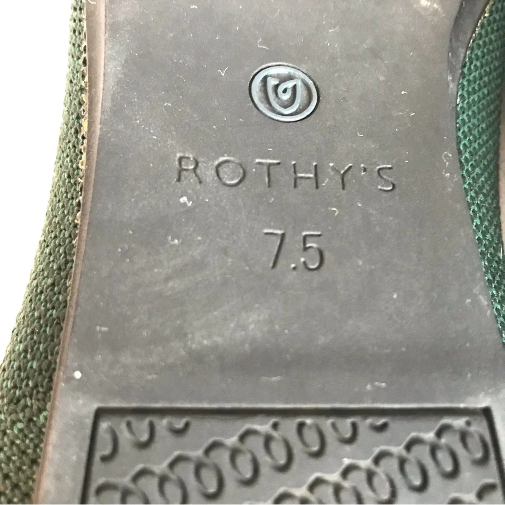 Rothy’s The Flat Green Round Toe (7.5) - Picture 11 of 12